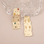 Vintage Handmade Gold Earring