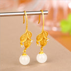 Vintage Handmade Gold Earring