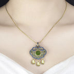 Vintage Handmade Gold Necklace