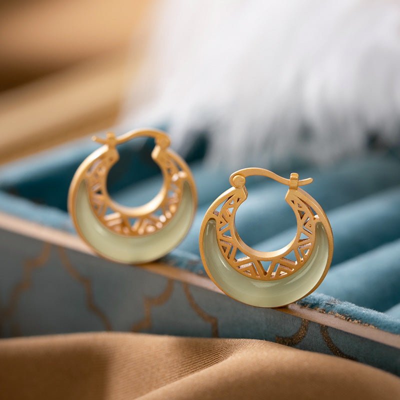 Vintage Handmade Silver Earring