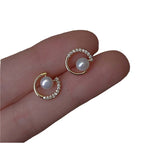 Delicate Artisan Pearl Earring