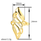 Classic Gold Ring with Timeless Appeal