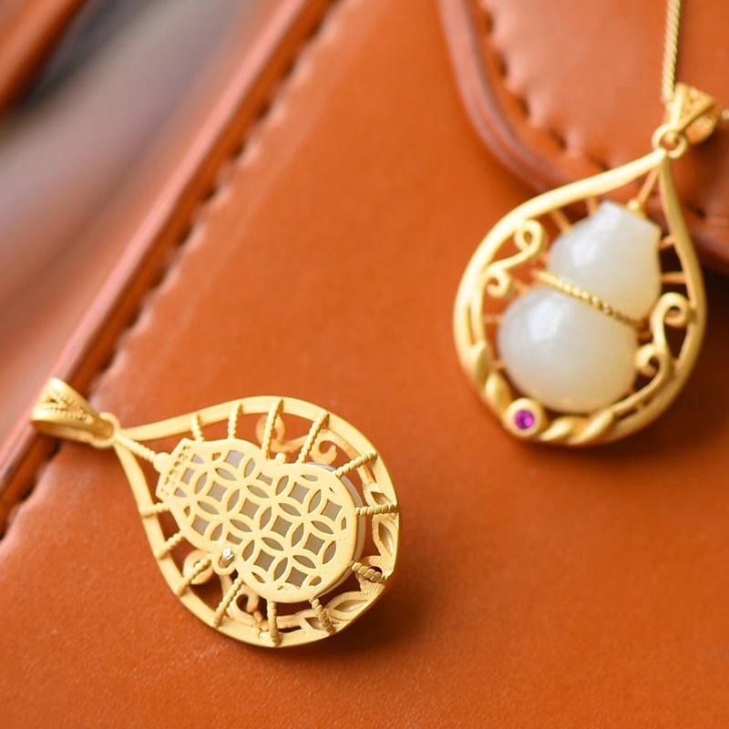 Vintage Handmade Gold Necklace