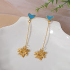 Vintage Handmade Gold Earring
