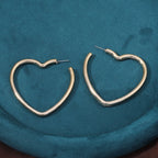 Vintage Handmade Gold Earring