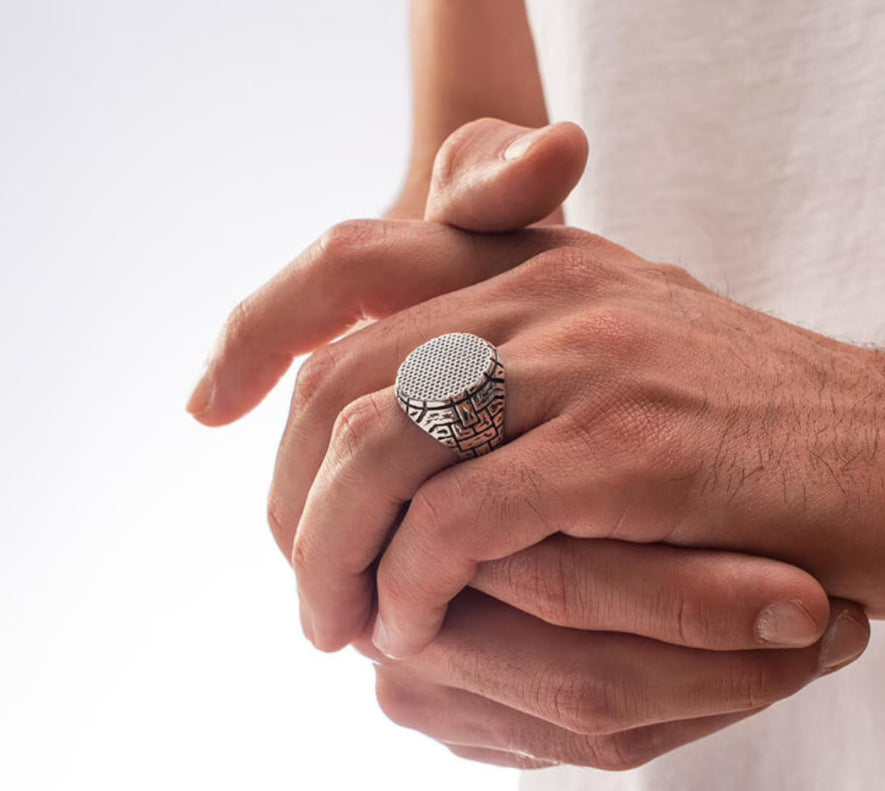 Delicate Artisan Silver Ring