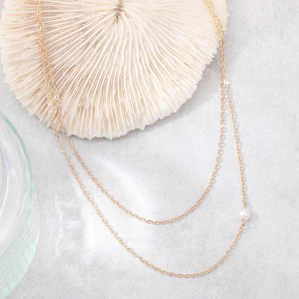 Vintage Handmade Gold Necklace