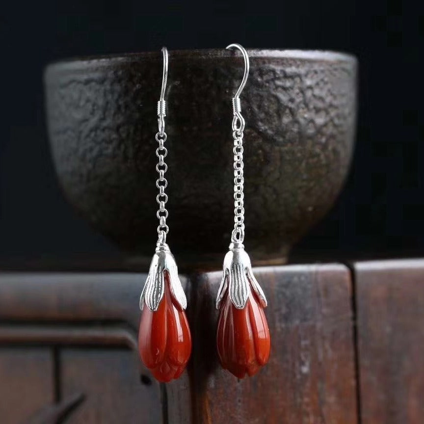 Vintage Handmade Silver Earring