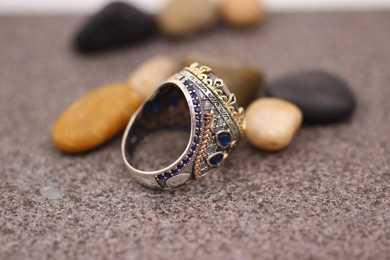Delicate Artisan Gold Ring