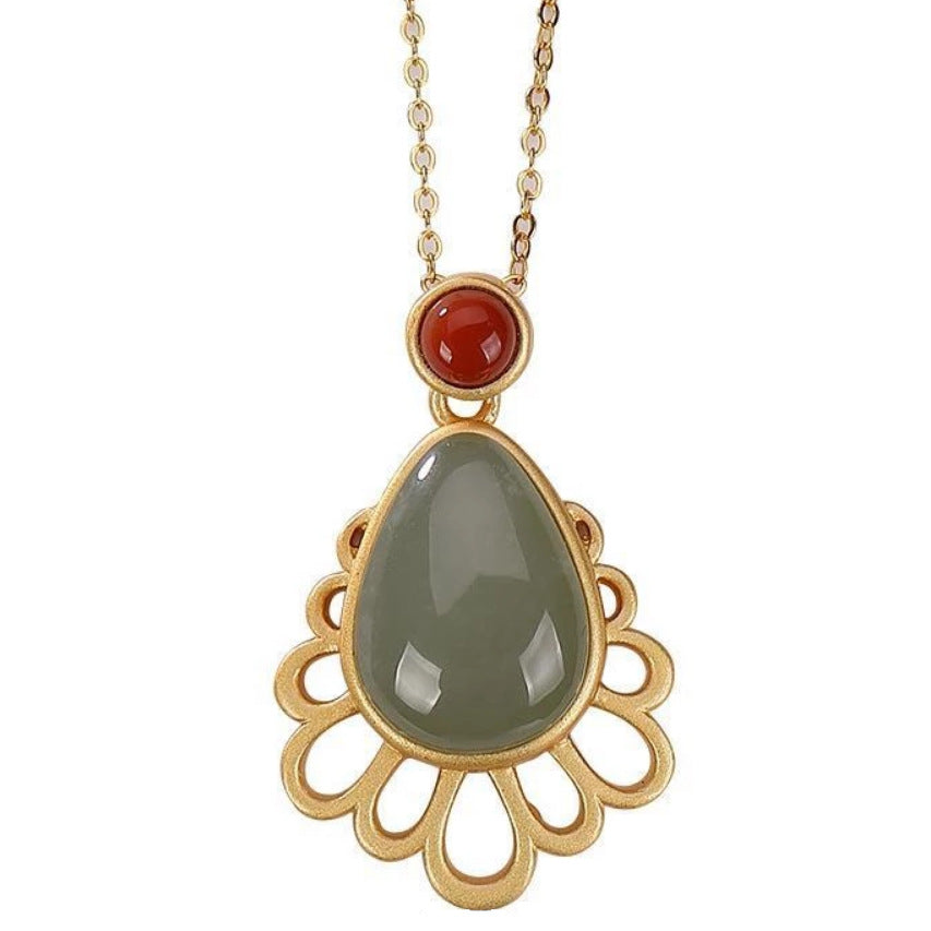 Vintage Handmade Gold Necklace