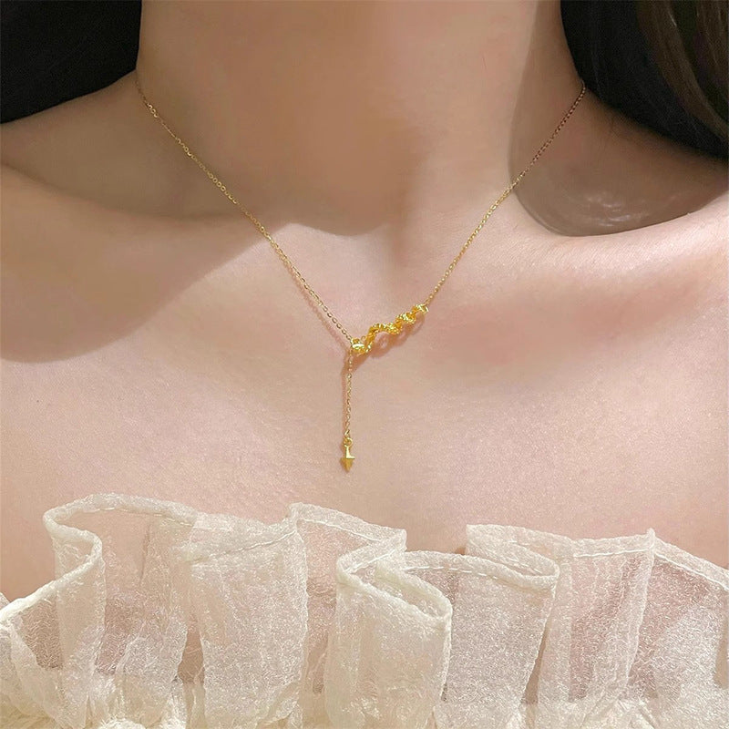 Vintage Handmade Gold Necklace