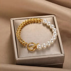 A Beautiful Pearl Bracelet with Unique Style