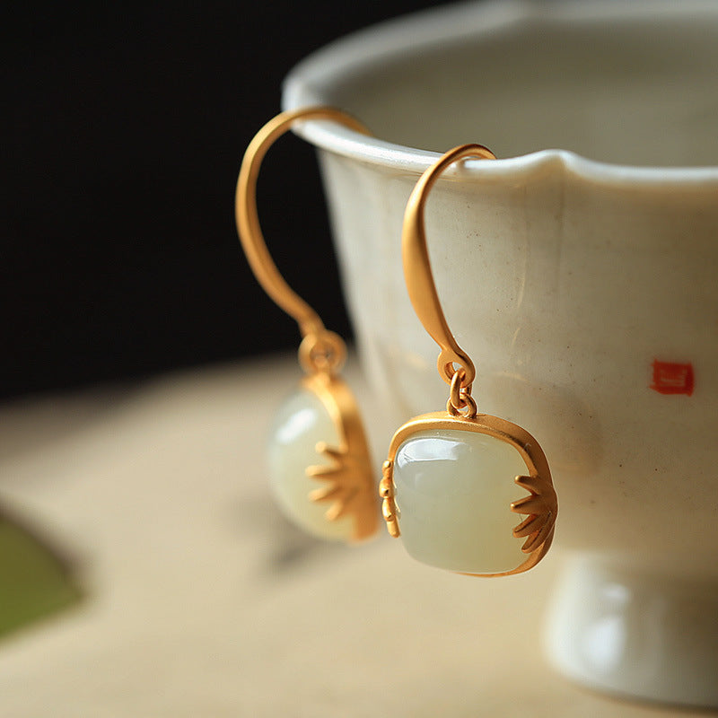 Vintage Handmade Gold Earring