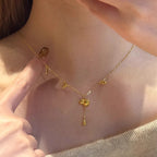 Vintage Handmade Gold Necklace