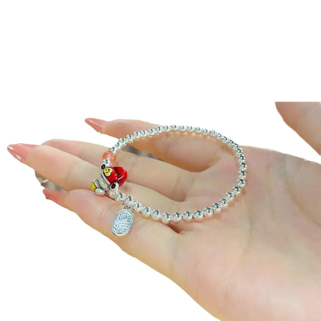 Beautiful Silver Bracelet with Unique Style