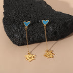 Vintage Handmade Gold Earring