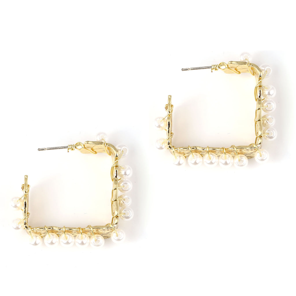 Vintage Handmade Gold Earring