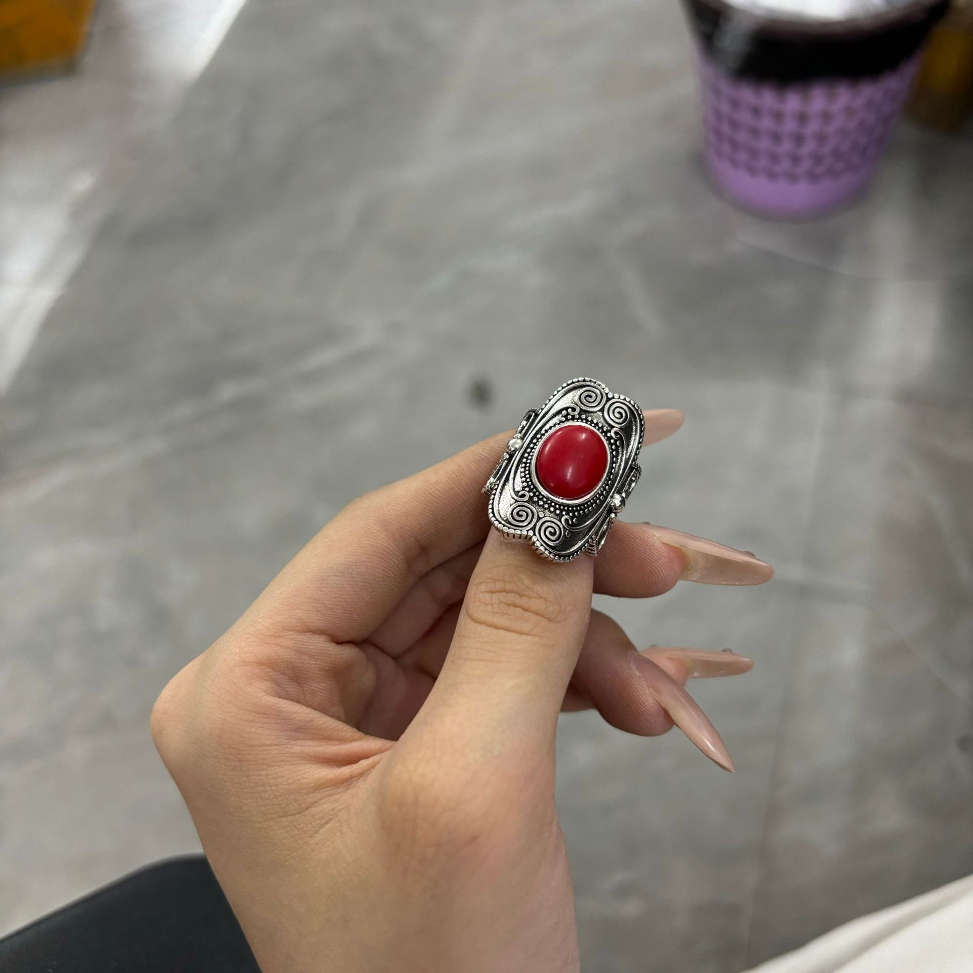 Vintage Handmade Silver Ring