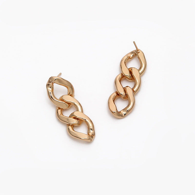 Vintage Handmade Gold Earring