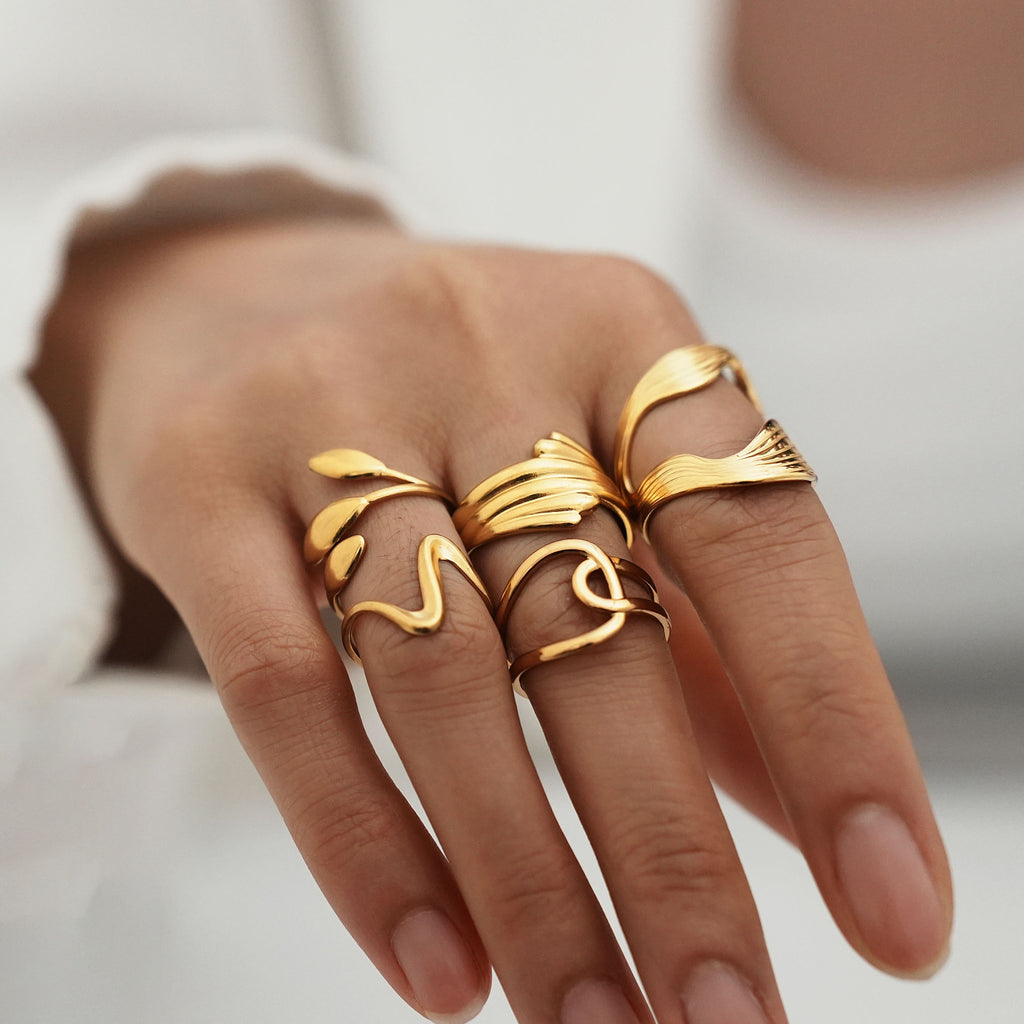 Beautiful Gold Ring with Unique Style