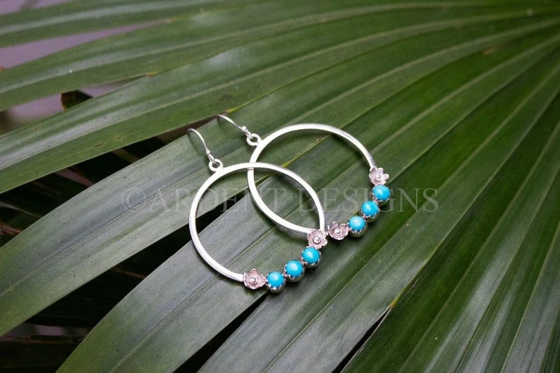 Vintage Handmade Silver Earring