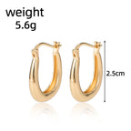 Vintage Handmade Gold Earring