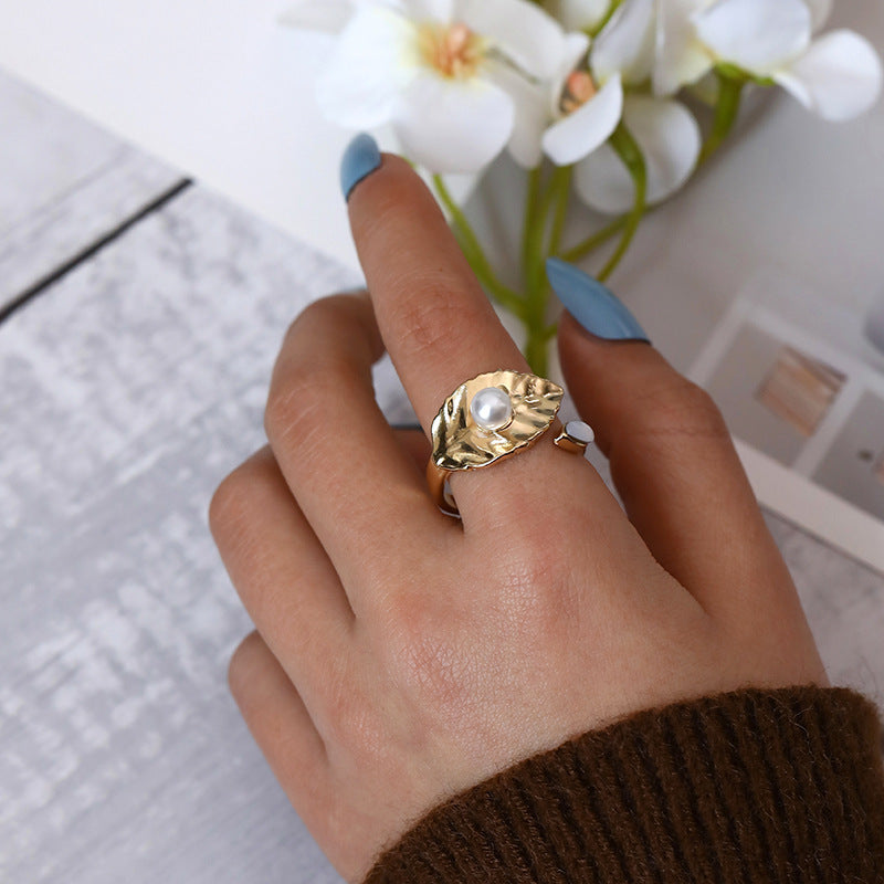 Vintage Handmade Pearl Ring