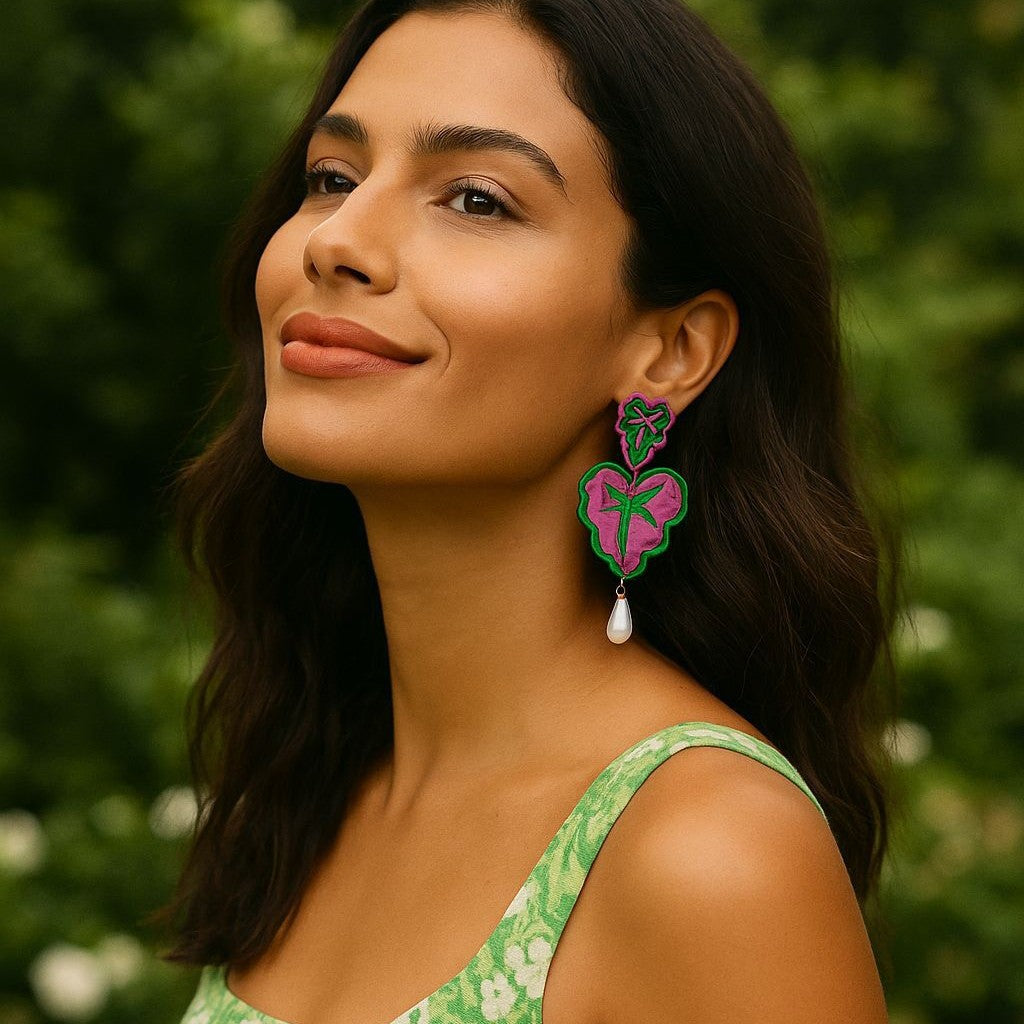 Beautiful Pearl Earring with Unique Style