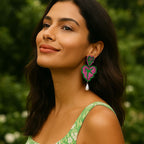 Beautiful Pearl Earring with Unique Style