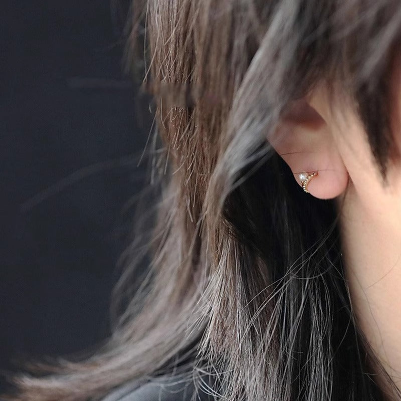 Vintage Handmade Pearl Earring