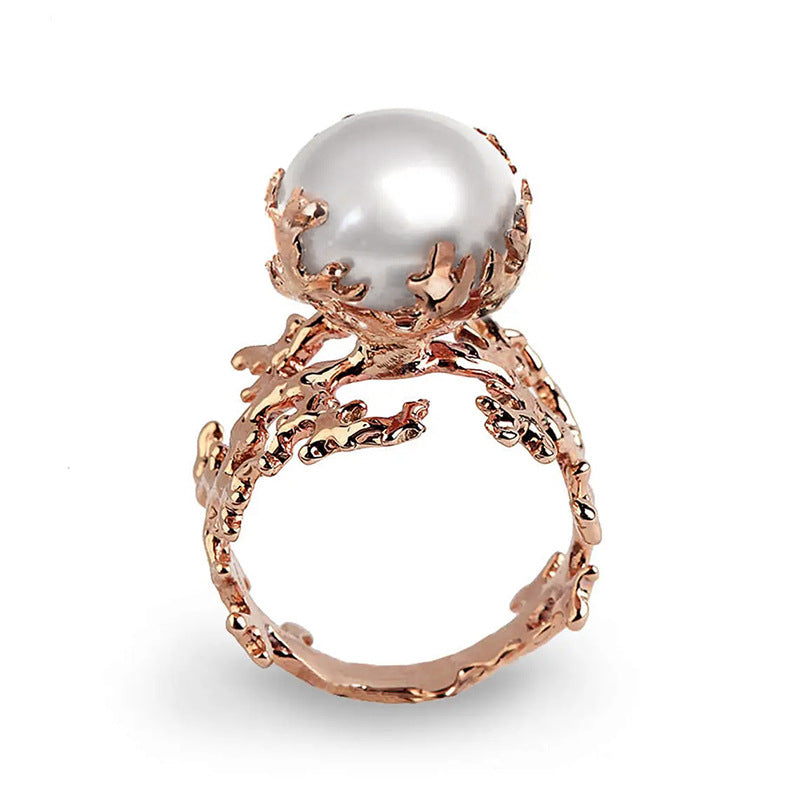 Vintage Handmade Pearl Ring