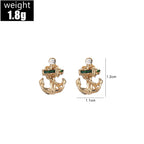 Vintage Handmade Gold Earring