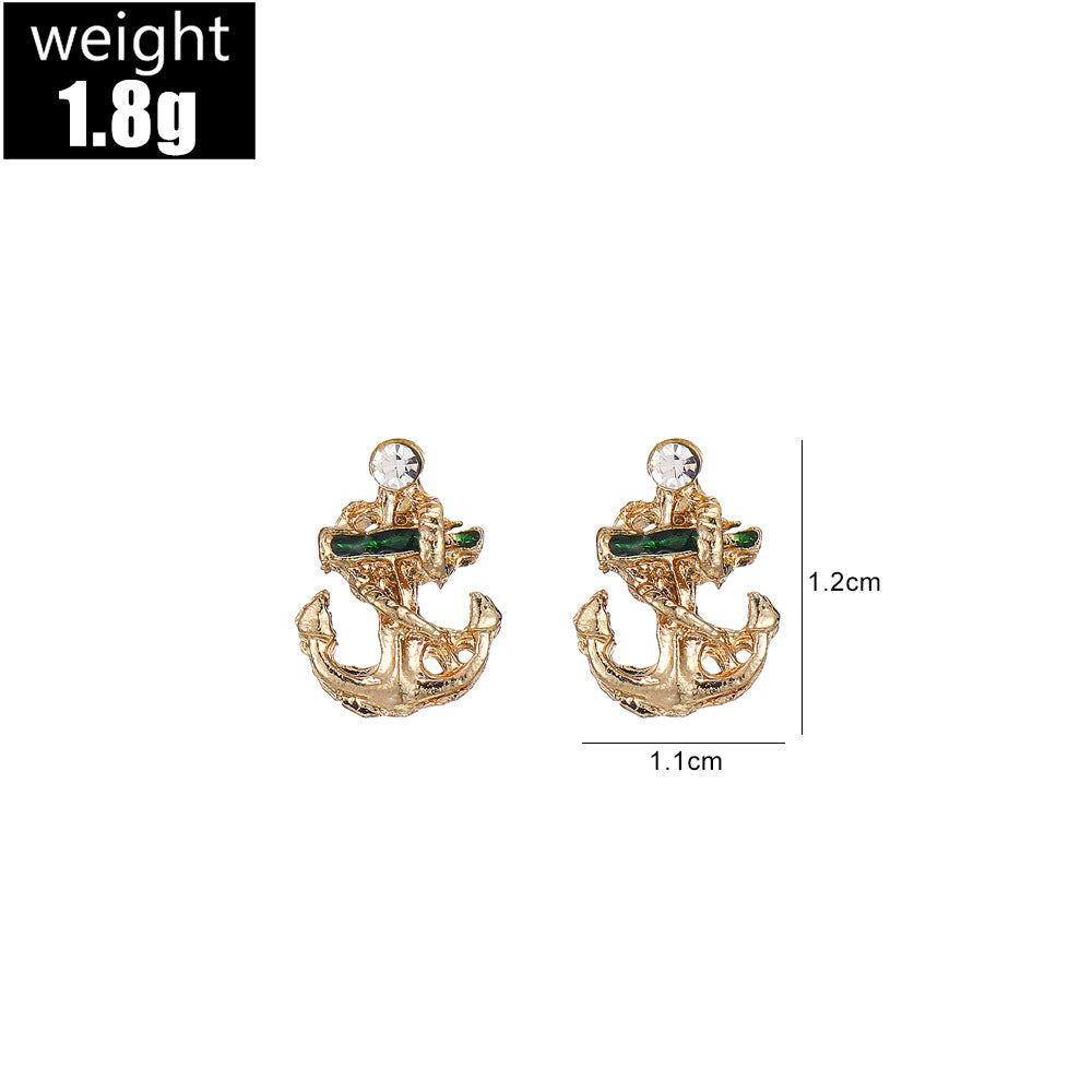 Vintage Handmade Gold Earring