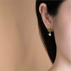 Vintage Handmade Gold Earring