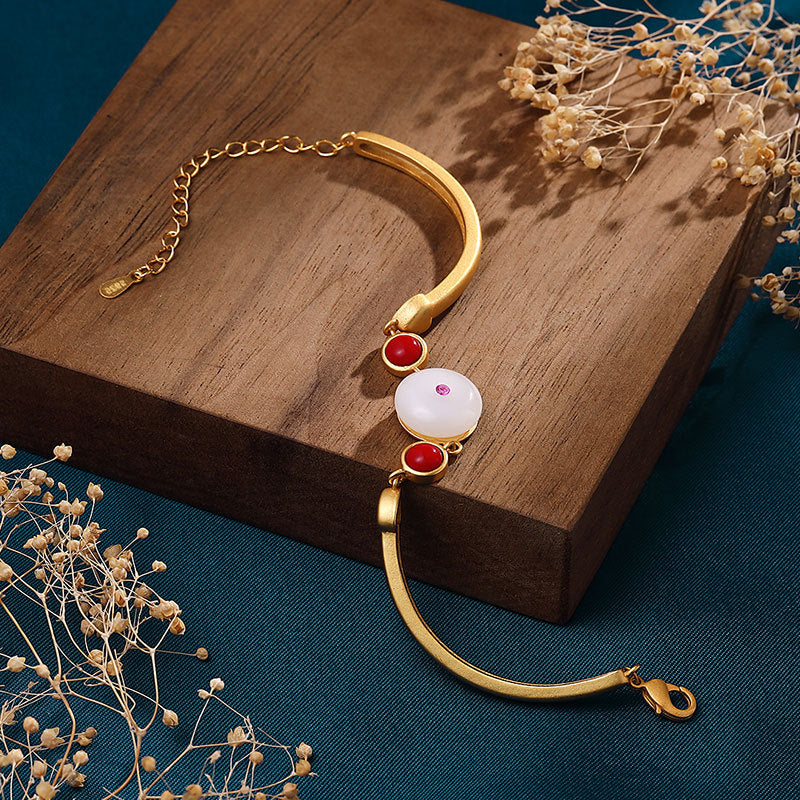 Vintage Handmade Gold Bracelet