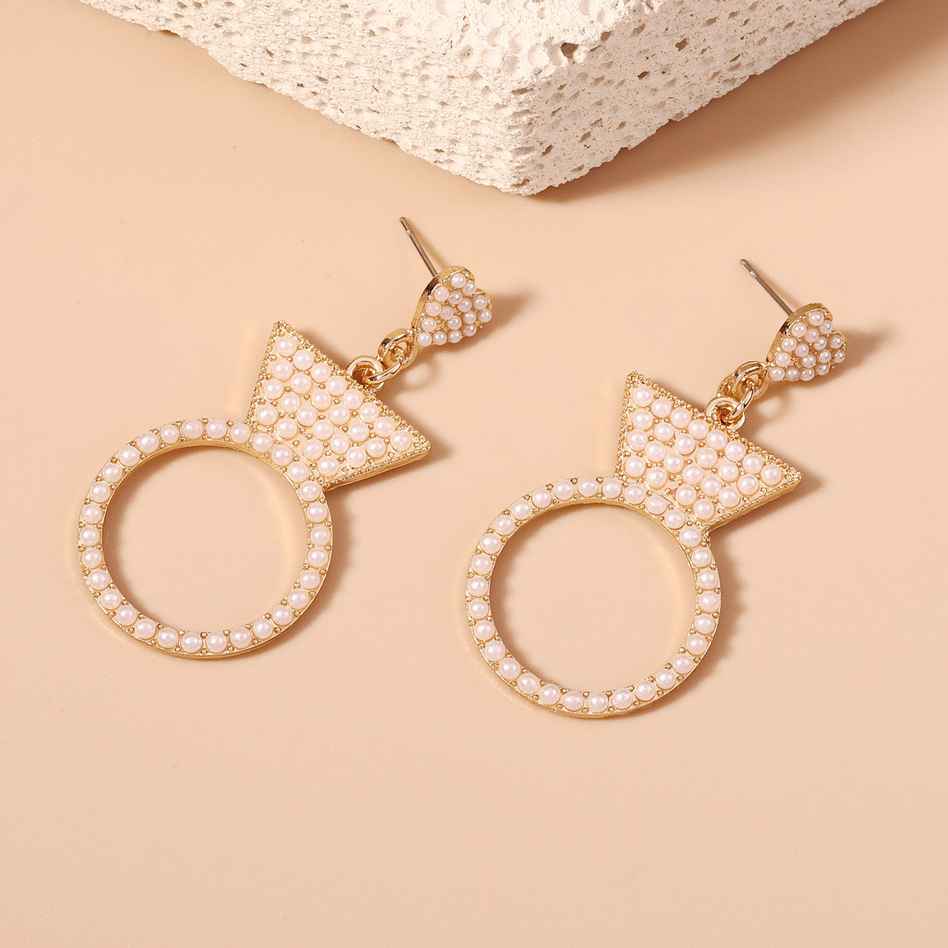 Vintage Handmade Pearl Earring