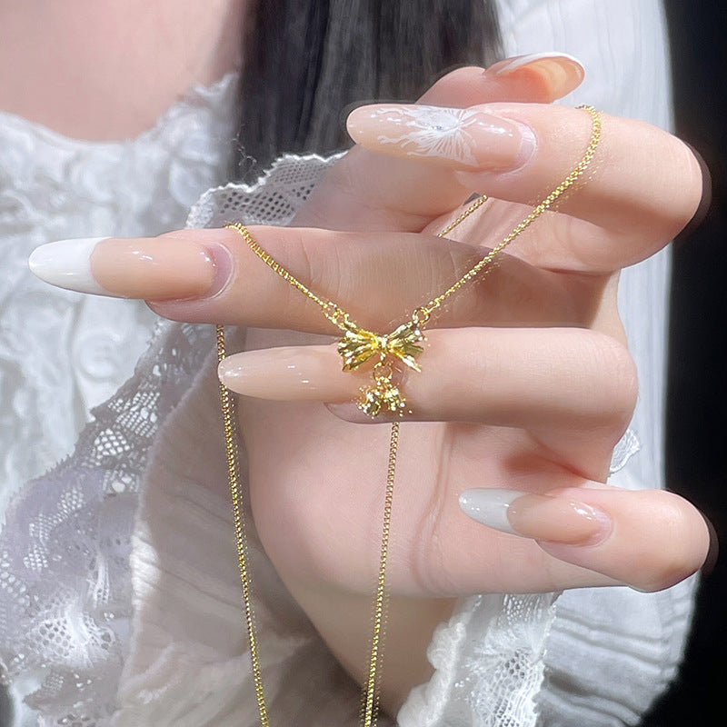 Vintage Handmade Gold Necklace