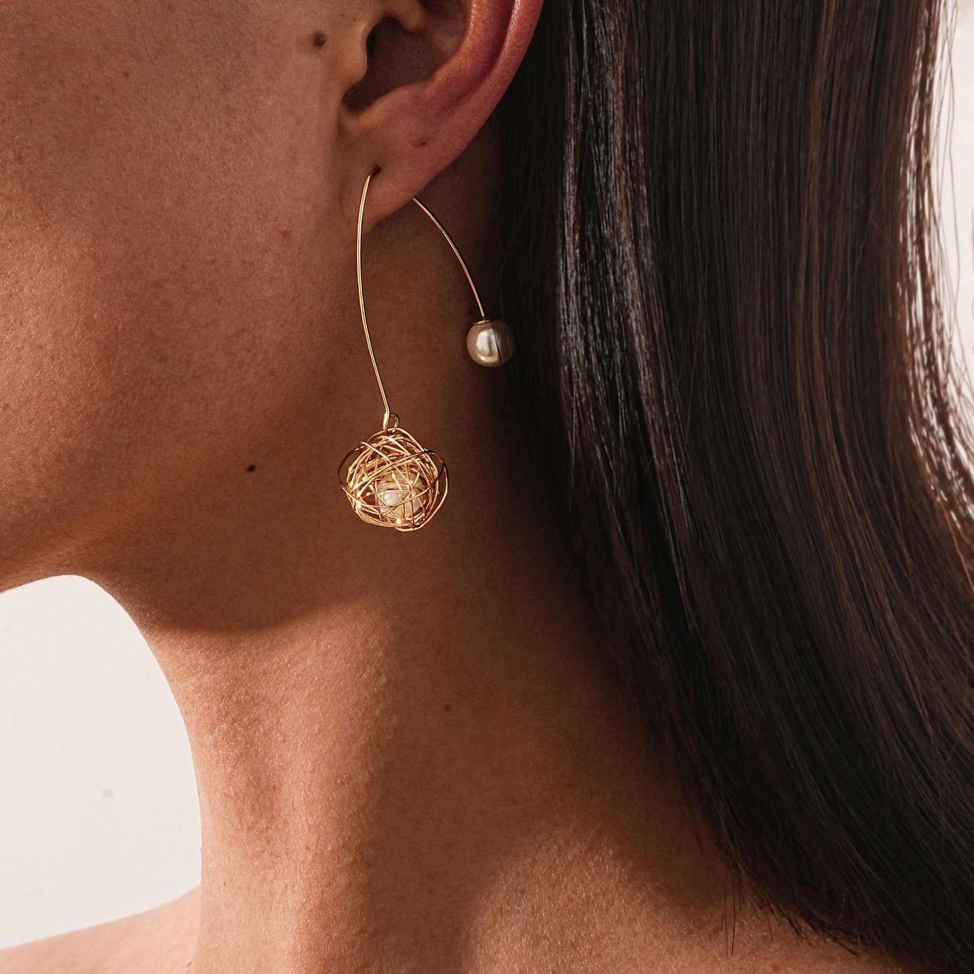 Beautiful Pearl Earring with Unique Style