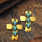 Vintage Handmade Gold Earring