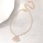 Vintage Handmade Gold Anklet