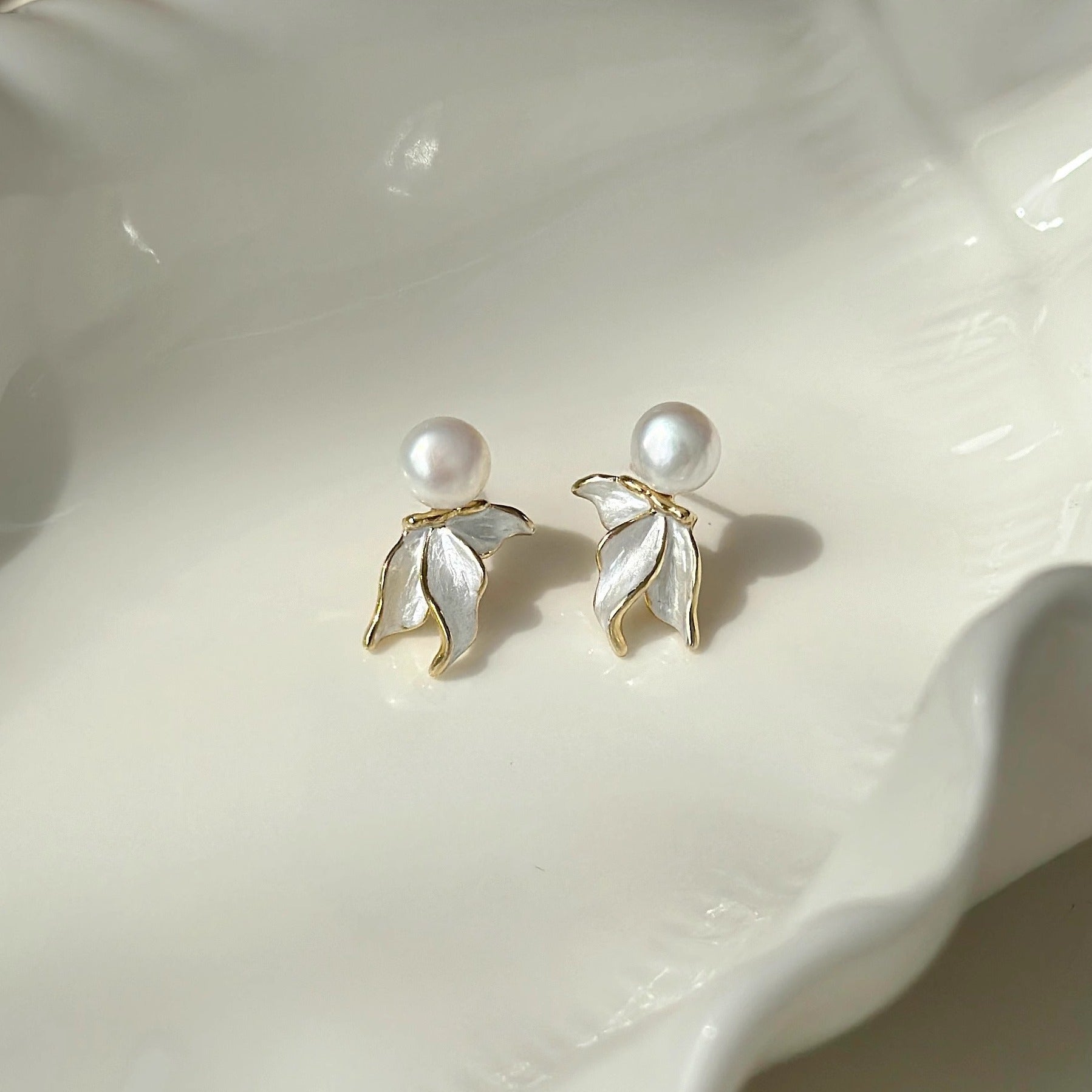 Vintage Handmade Pearl Earring