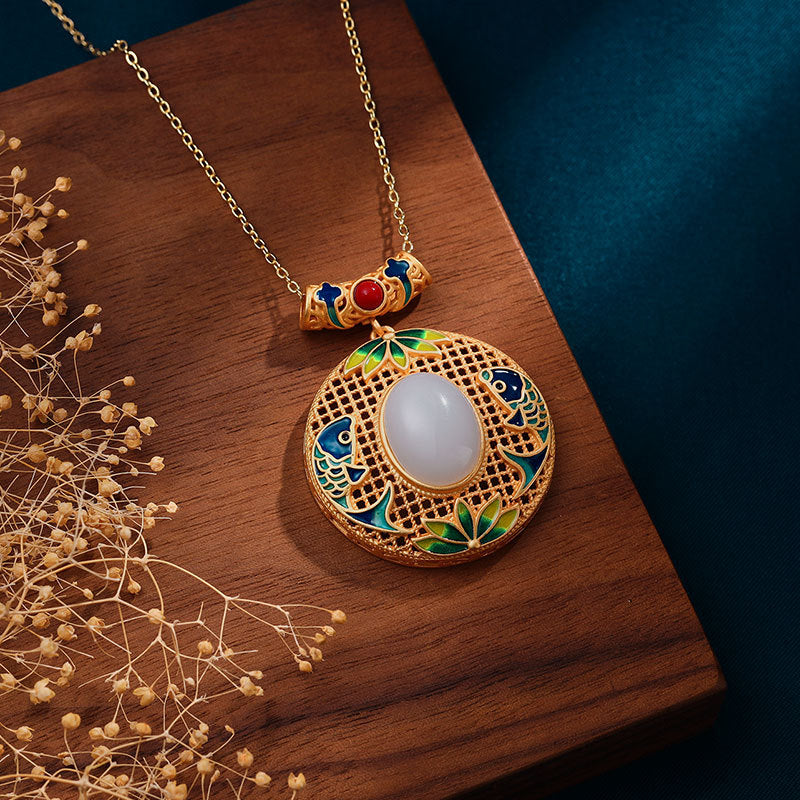 Vintage Handmade Gold Necklace