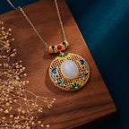 Vintage Handmade Gold Necklace