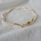 A Delicate Artisan Pearl Bracelet