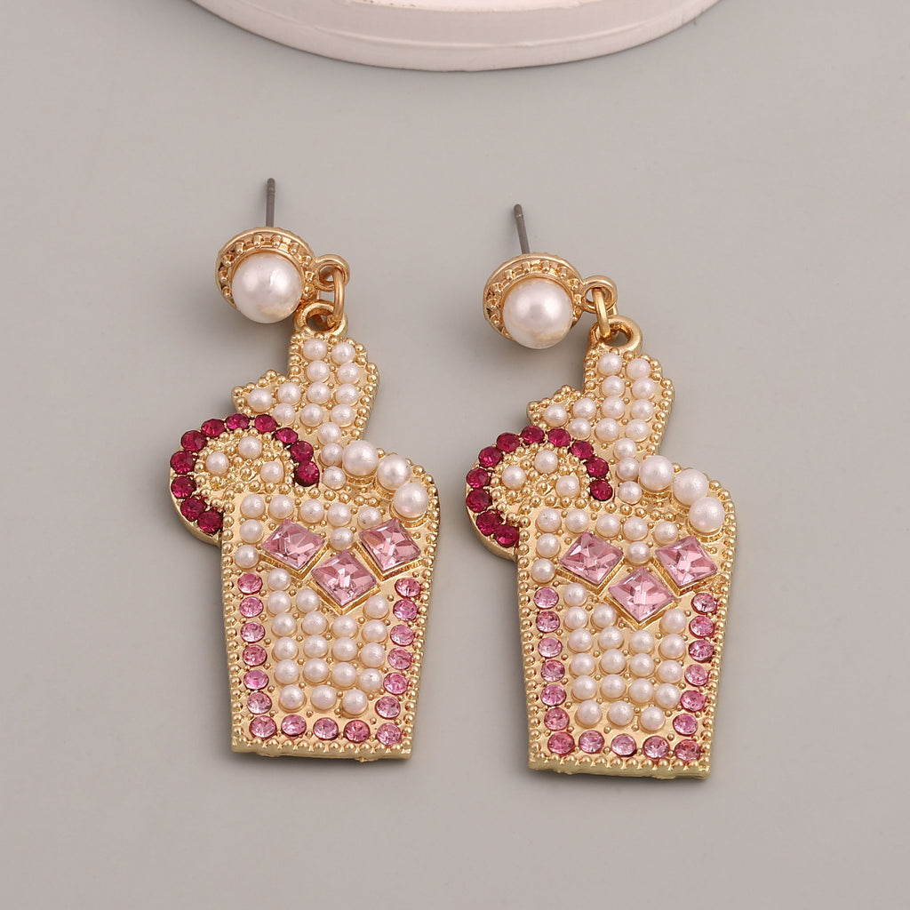 Beautiful Pearl Earring with Unique Style