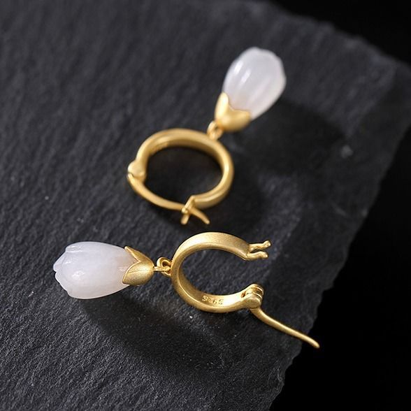 Vintage Handmade Silver Earring