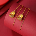 Vintage Handmade Gold Earring