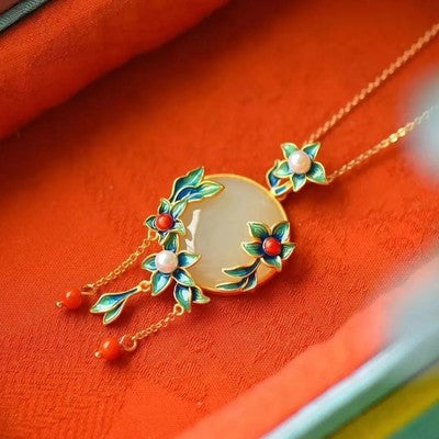 Vintage Handmade Gold Necklace