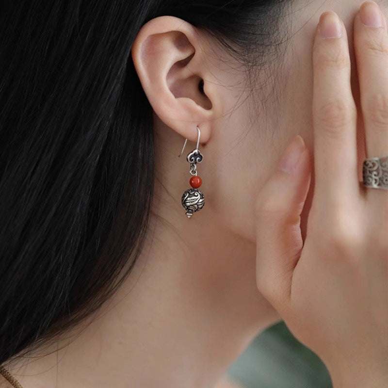 Vintage Handmade Silver Earring