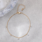 Vintage Handmade Gold Anklet